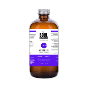 Soul Holistic Muscle Rub Massage CBD Oil - 100ml