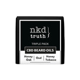 NKD 50mg CBD Infused Speciality Beard Oils Gift Set (BUY 1 GET 1 FREE)