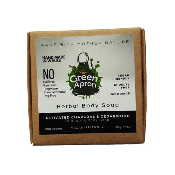 Green Apron 100mg CBD Herbal Body Soap