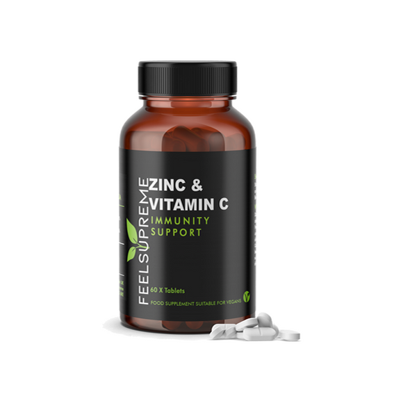 Feel Supreme 7200mg Zinc With Vitamin C Tablets - 60 Tabs