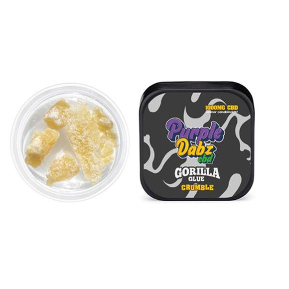 Purple Dabz CBD 1000mg CBD Crumble - Gorilla Glue (Buy 2 Get 1 Free)